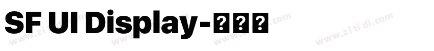 SF UI Display字体转换 SF UI Display字体转换